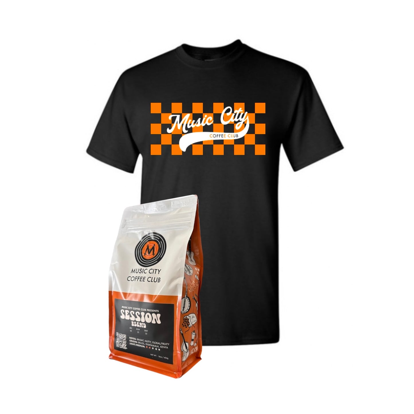 Checkered Tee & Session Blend Bundle